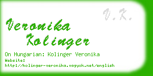 veronika kolinger business card